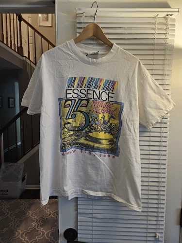 Essence Music Festival Music Rap Tee Mary J. Bl 1990s vintage concert t-shirt, vintage, single stitch, B+ condition