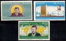 Panama 1966 Mi. 938-940 Neuf ** 100% Anniversaire de la mort de Kennedy