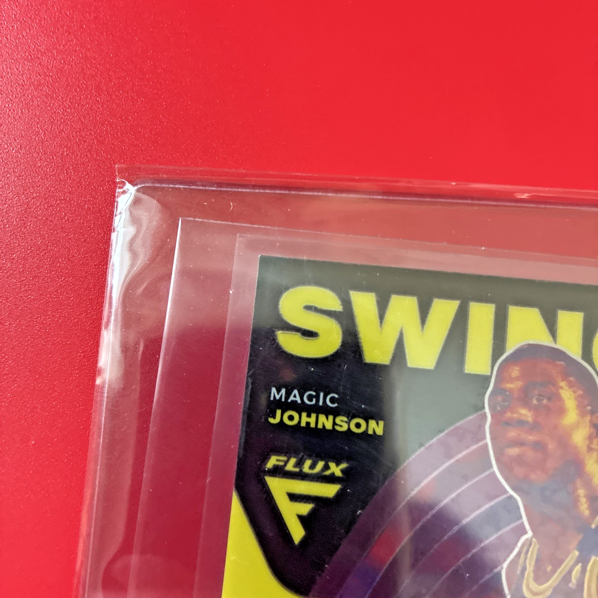 2020-21 Panini Flux Swing Man Signatures Magic Johnson #SM-MJO