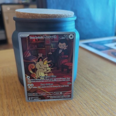 Pokémon TCG Team Rocket's Meowth Destined Rivals 203/182    