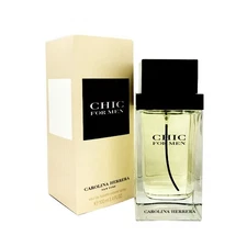 Carolina Herrera CHIC FOR MEN 3.4 oz 100 ml Eau De Toilette New Sealed Box