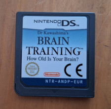 Nintendo DS Game Brain Training Tested No Box Cart Only 2006 Excellent Condition