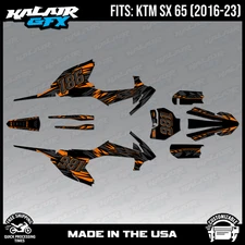 Graphics Kit for KTM 65SX SX65 (2016-2023) Twitch Series - Orange