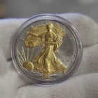 2007 US Silver Eagle $1 Gold/Platinum Highlights Unc