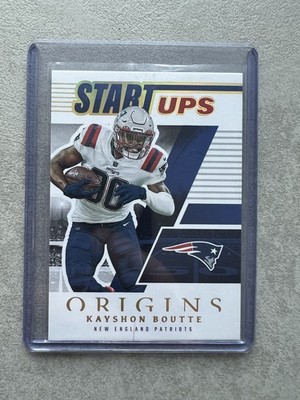 Kayshon Boutte RC New England Patriots Panini Origins Startups NFL Football 2023
