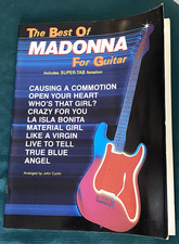 MADONNA sheet music book for guitar