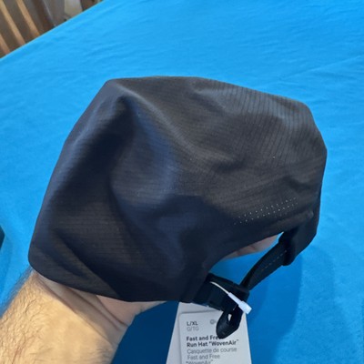 Lululemon Fast Free Run Hat Wovenair Black L/XL New | eBay display picture 1