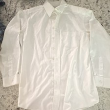 Roundtree & Yorke Gold Label Mens Fitted Whit...