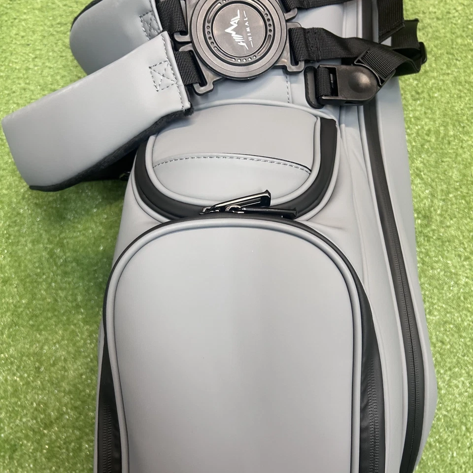 Bolsa de golf Himal de 14 vías con transporte/soporte gris mate ¡NUEVA! Foto 4 de 4