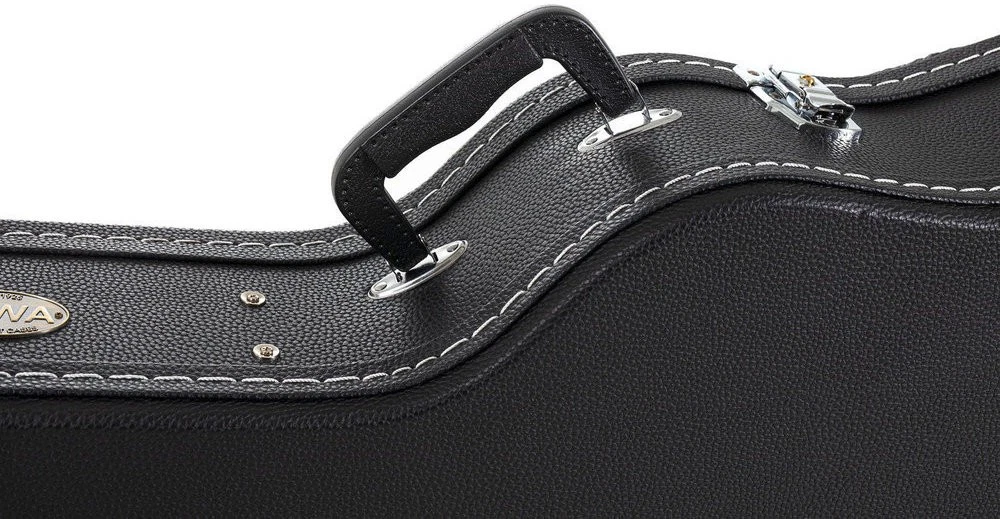 Gewa Economy Flat Top Gitarre Koffer Etui Westerngitarre Hard Case Holzkern