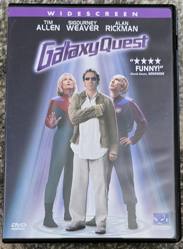 Galaxy Quest (DVD 2000) Tim Allen, Alan Rickman & Sigourney Weaver, W/CASE