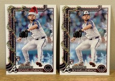 2025 Topps - Holiday Variation SP Spencer Schwellenbach #H199 (RC) + Base 