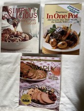 Weight Watchers Cookbooks, 3, Softcovers, In One Pot, Simply Delicious, S. Best