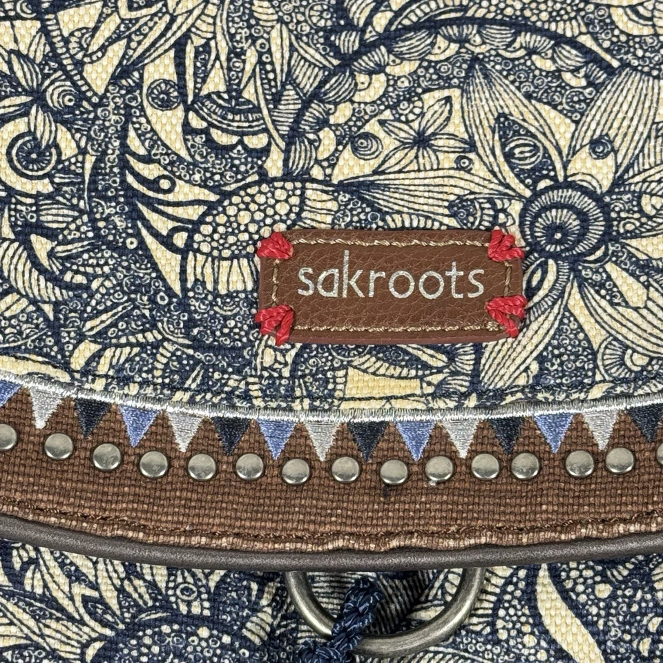 Mochila Bandolera Convertible Sakroots Navy Spirit Desert Foto 4 de 4
