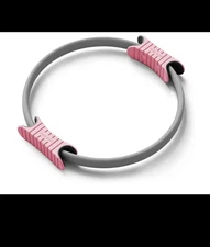 YotToy Toning Pilates Ring Gray & Pink Sealed Box 15 Inches