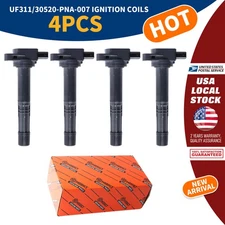 OEM MODIGT 4X Ignition Coils For 2002-2011 Honda 2.0L I4 2.4L I4 30520-PNA-007