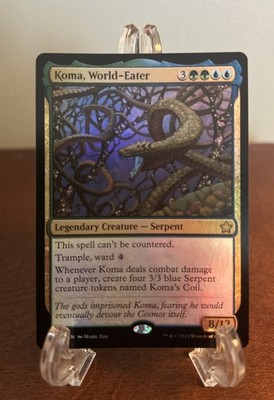 MTG Koma, World-Eater Foundations Regular - NM #121 FDN Magic The Gathering Foil
