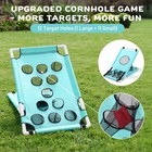 Yescom 335 Gal Pool Float Storage Bin with Bean Bag Toss Game Cornhole Board — photo 5