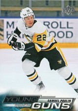 2022-23 Upper Deck Young Guns #453 Samuel Poulin Rookie Card. rookie card picture