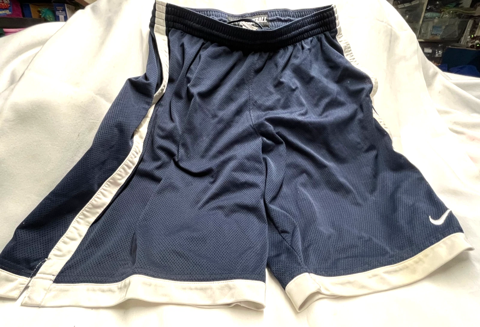 LOTTO 4027 Pantaloncini Nike Basketball blu e bianchi Taglia L