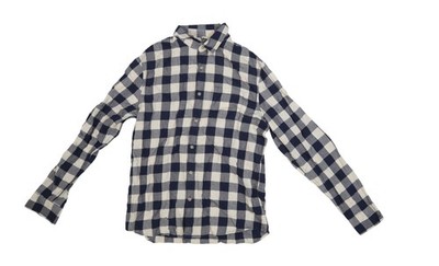 Marine Layer Shirt Mens Small Blue Copeland Button Down Navy Natural Check
