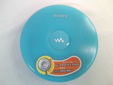 SONY CD Walkman Portable CD Player D-EJ002 Working Model Aqua Blue Used
