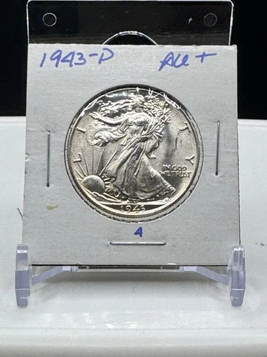 1943 Walking Liberty Silver Half Dollar AU/BU