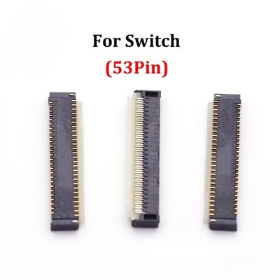 LCD NS V1 V2 Display FPC Connector Nintendo Switch 53 pin Clip Stecker Anschluss