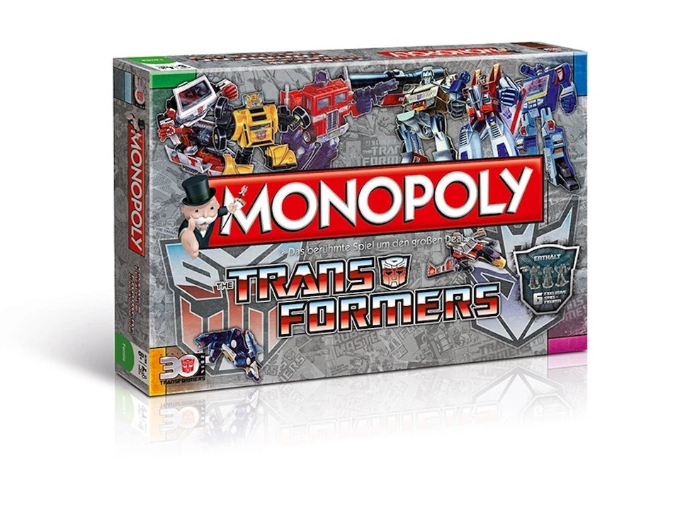 Monopoly Transformers retro Spiel Brettspiel Gesellschaftsspiel Klassiker - Bild 1 von 1