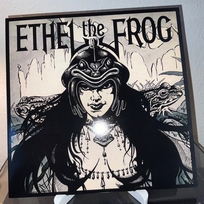 Ethel The Frog  - HRR 634 Silver-Vinyl LP all Inserts Poster NM pro-cleaned
