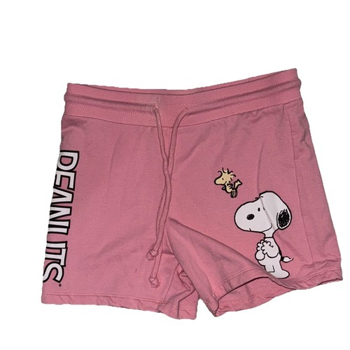 PEANUTS SNOOPY DONNA - Rosa Usato in ottime condizioni - Taglia M 7/9 - CORTI - Foto 1 di 5