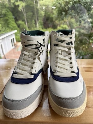 Scotch & Soda Court Sneakers White Navy Green Leather Men