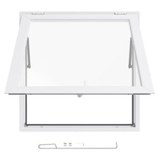 Uimoso 36x36in Food Truck Serving Window with Awning, Aluminum Frame