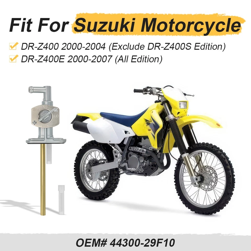 LLAVE DE COMBUSTIBLE PARA SUZUKI 00-04 DRZ400 00-07 DRZ400E 44300-29F10 Foto 2 de 4