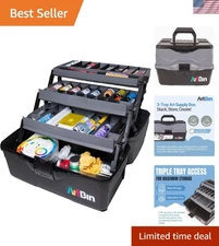 Art Supply Storage Box Organizer for Paint Brushes Paints Markers Scissors