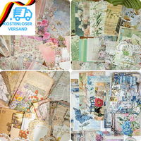 Vintage Scrapbook ZubehöR Set 400PCS, Scrapbooking Set Mit Scrapbook Papier, Dek