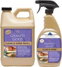 Granite Gold Clean Shine 88 Fl Oz Cleaner and Polish for Natural Stone