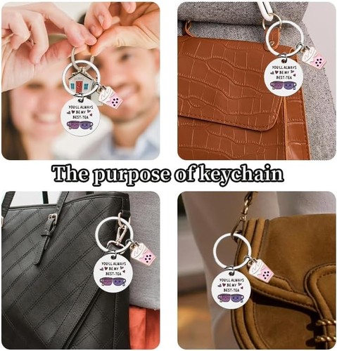 Keyring Christmas Xmas Gifts For Sister in Law Soul Sisters Unbiological Sister - Picture 4 of 10