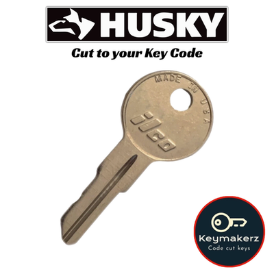 #ad Husky Toolbox Keys Replacement Spare Key Cut to Your Code B01 B05 $6.99