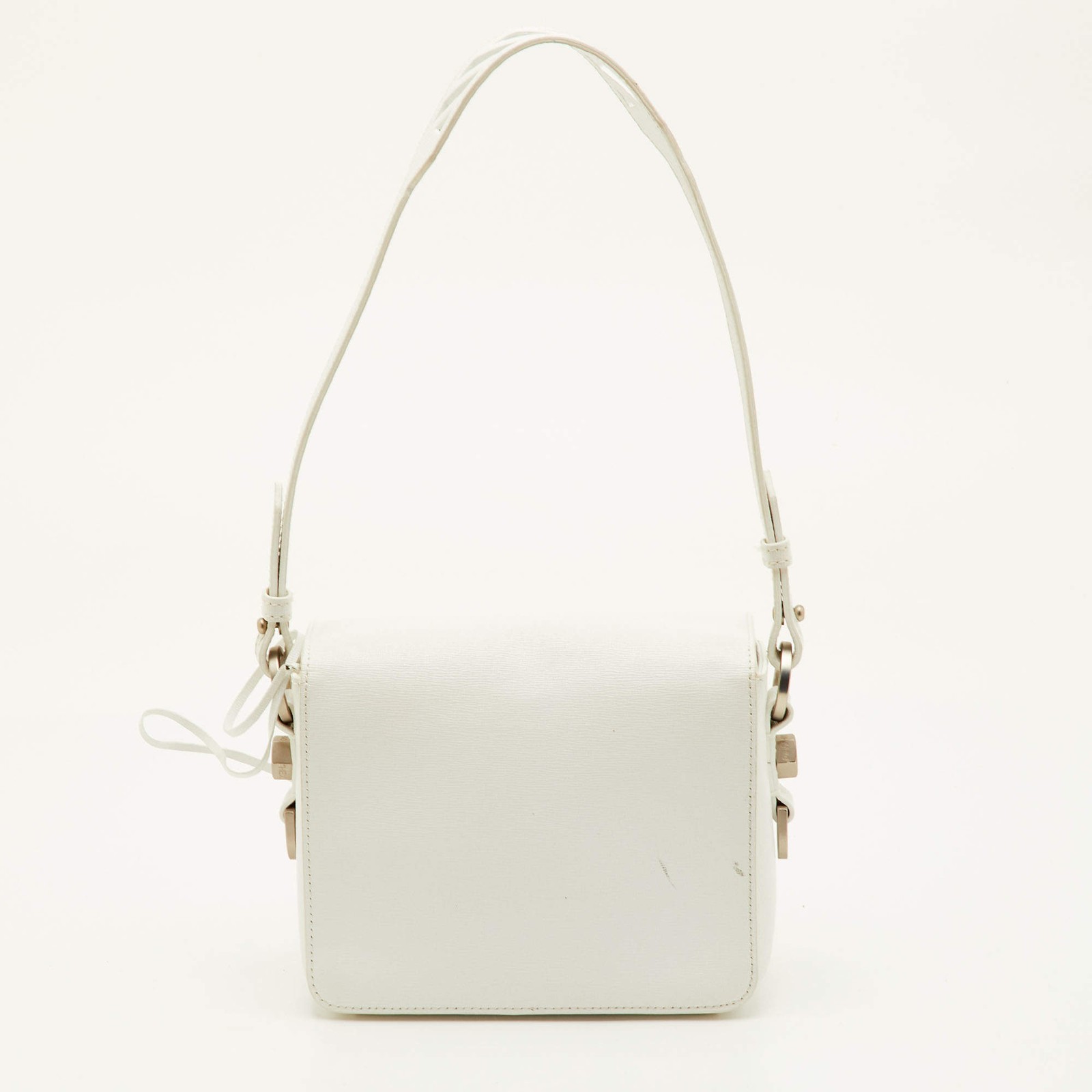 OffWhite Binder Clip Mini WhiteBlack Leather Diag… - image 4