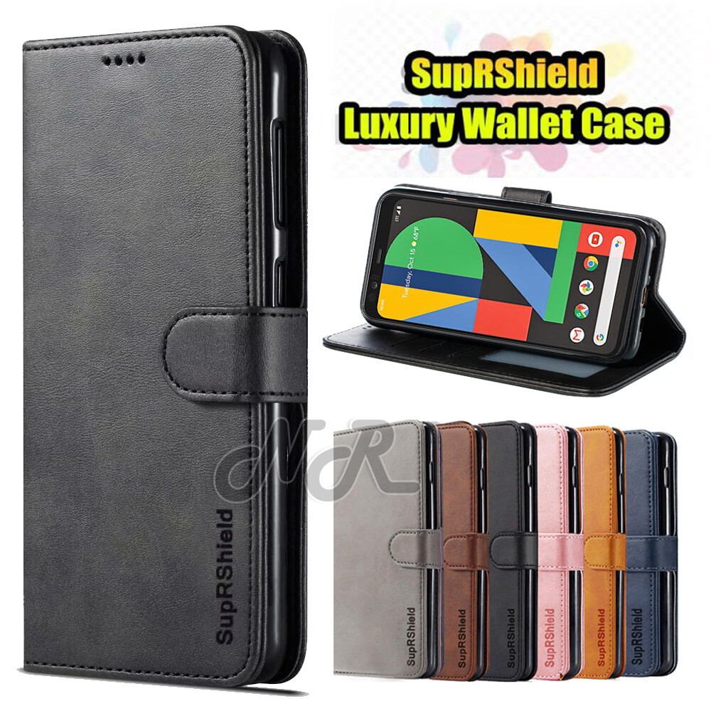 For Google Pixel 4A 3A XL 6A 7A 8A Pro Wallet Case Leather Flip  Cover