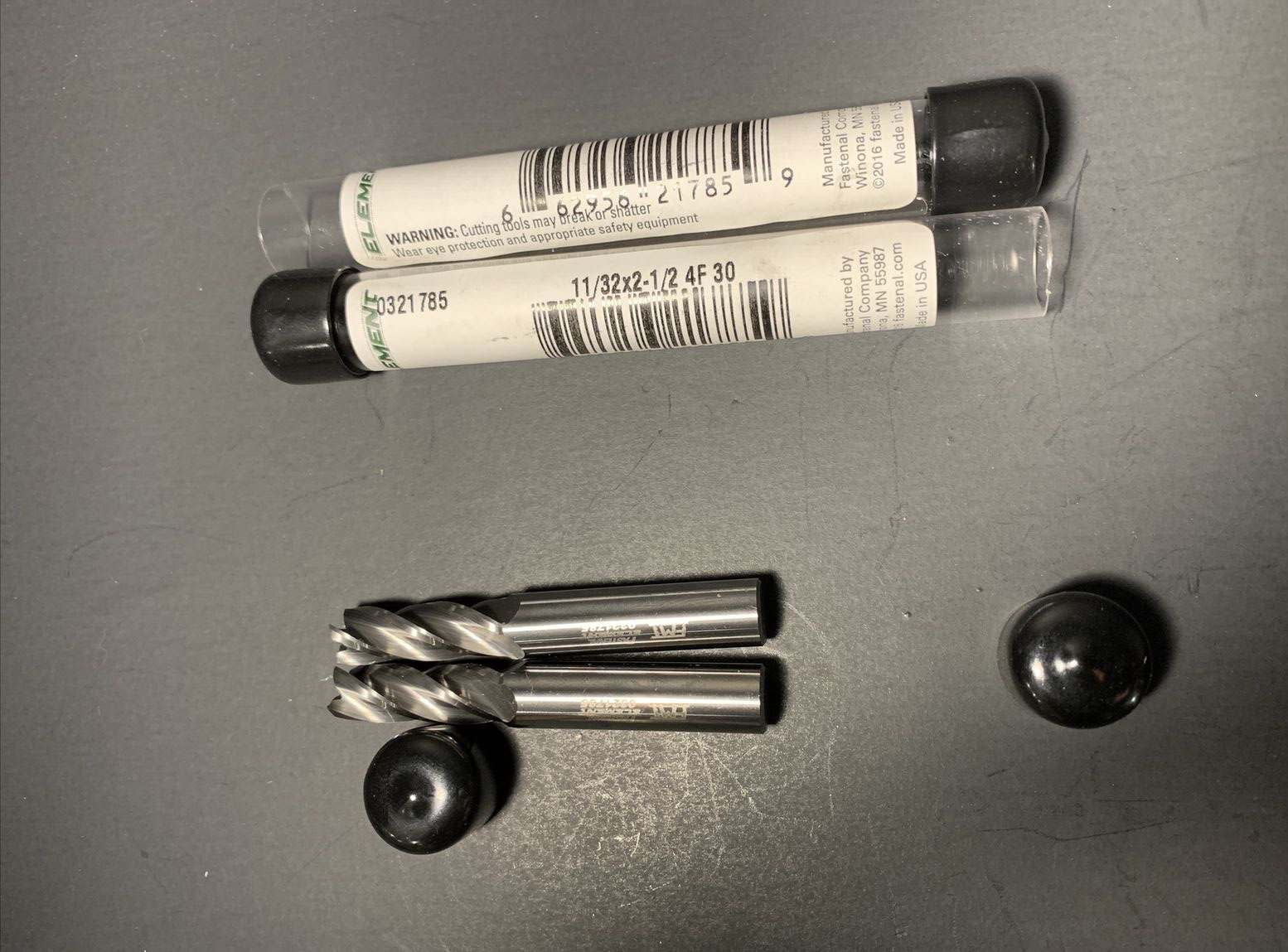 fastenal-0321785-element-end-mill-fnip-11-32-x-2-1-2-4f-sq-lot-of-2-new