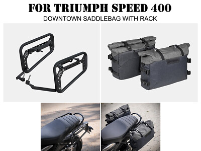Sattel Stay Mit Downtown Gepäcktasche Beutel Fit Für Triumph Speed 400