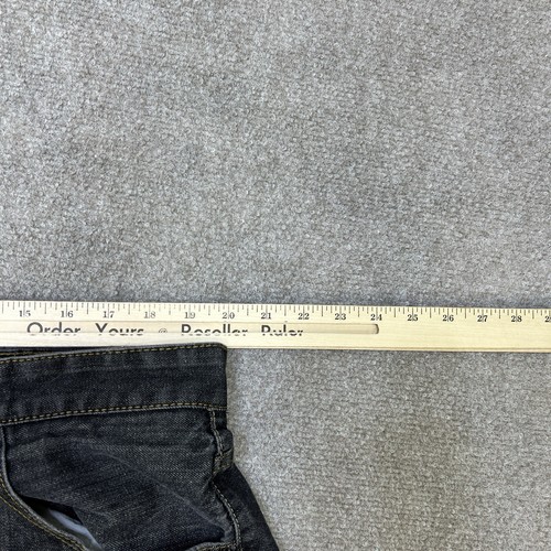 VINTAGE PJ Mark Shorts Mens Size 40 Black Denim Baggy 90s Y2K Rap 10.5" Inseam - Picture 4 of 6