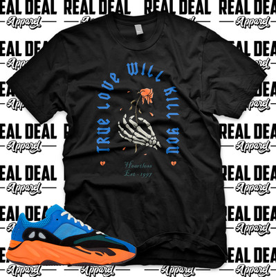 Sneaker Shirts Yeezy Boost 700 Bright Blue Match 