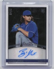 2022 Panini Chronicles #SBS-JK Jackson Kowar Studio Black Signatures #/49