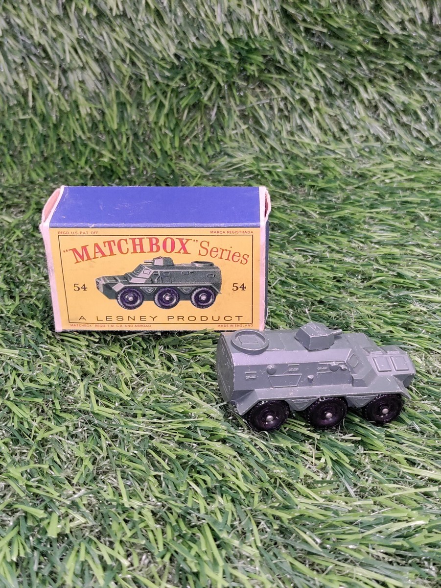Matchbox Series #54 Saracen Personnel Carrier In Box By Lesney | eBay