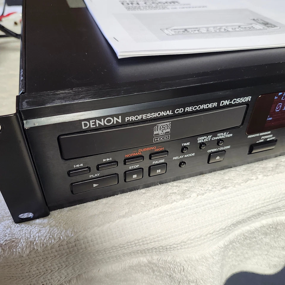 Clean Rebuilt Denon DN-C550R Professional CD Recorder/Player - Image 4 of 4