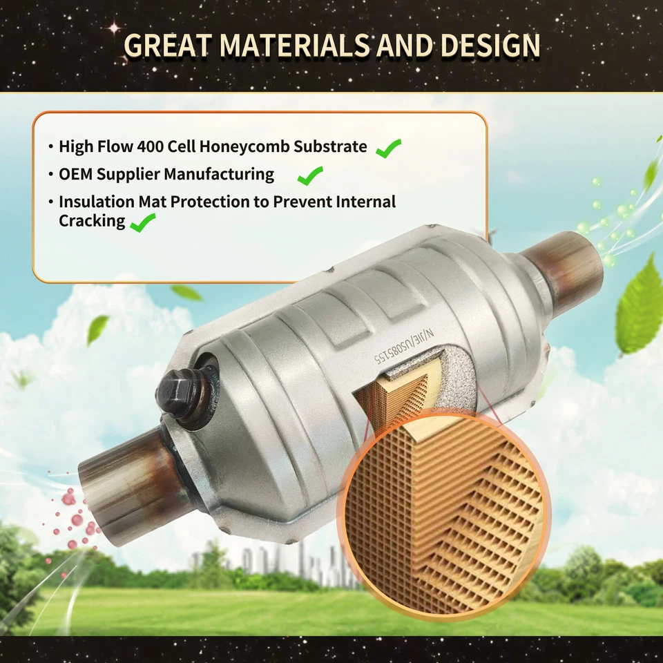 Catalytic Converter For 2002-2006 Toyota Camry 2.4L/2004-2006 Toyota Solara 2.4L - Image 3 of 4