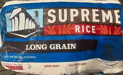 SUPREME RICE LONG GRAIN NET 25 LBS